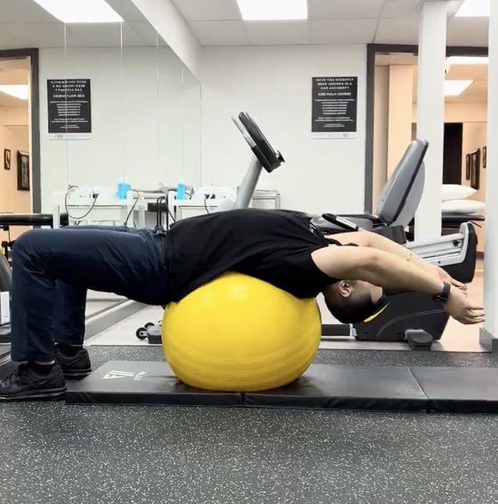 Thoracic Extension With Ball