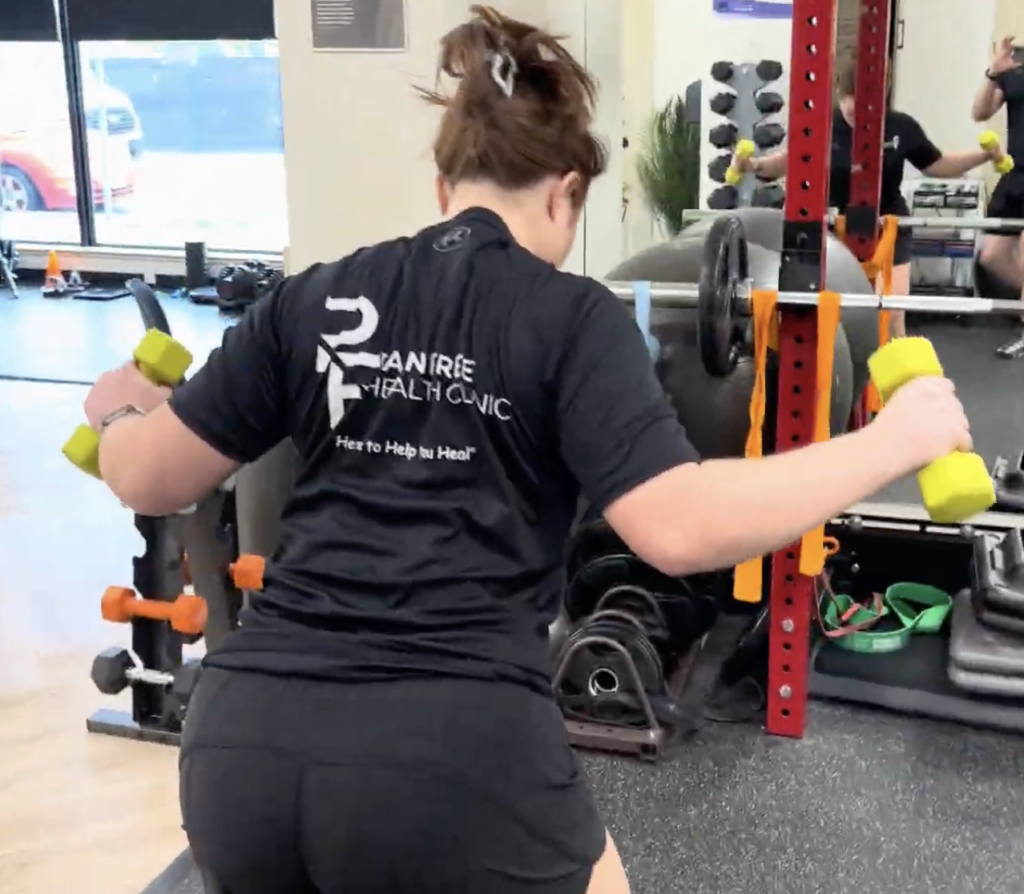 Bent Over Dumbbell External Rotation