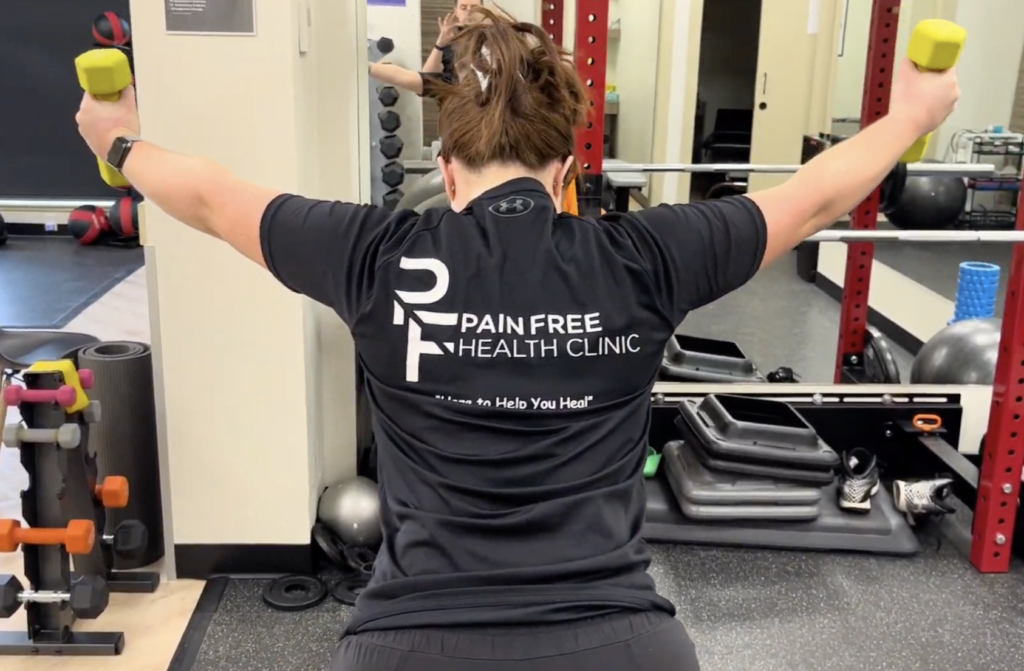 Bent Over Dumbbell Y-Raise
