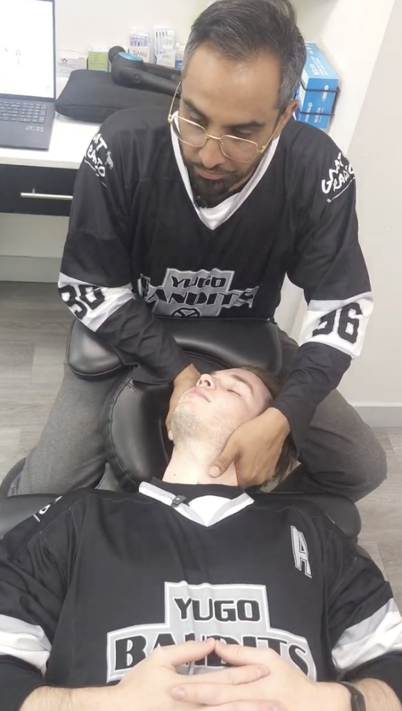 Why Hockey Players Need Spine Mobility, Recovery, And Chiropractic Care 2 Cervical Spine Adjustments