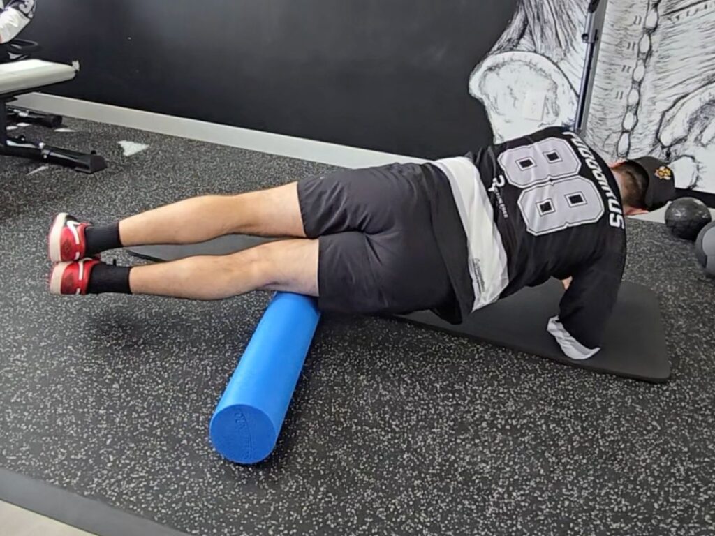 Foam Rolling The Quads And It Band