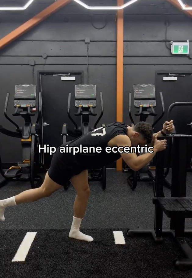Hip Airplane Eccentric